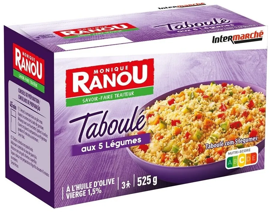 Taboulé aux 5 légumes 525g