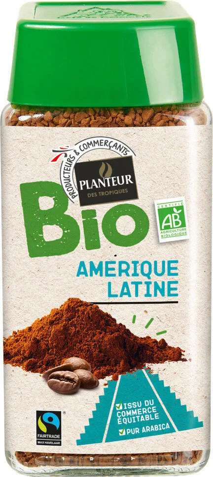 Café soluble amérique latine bio