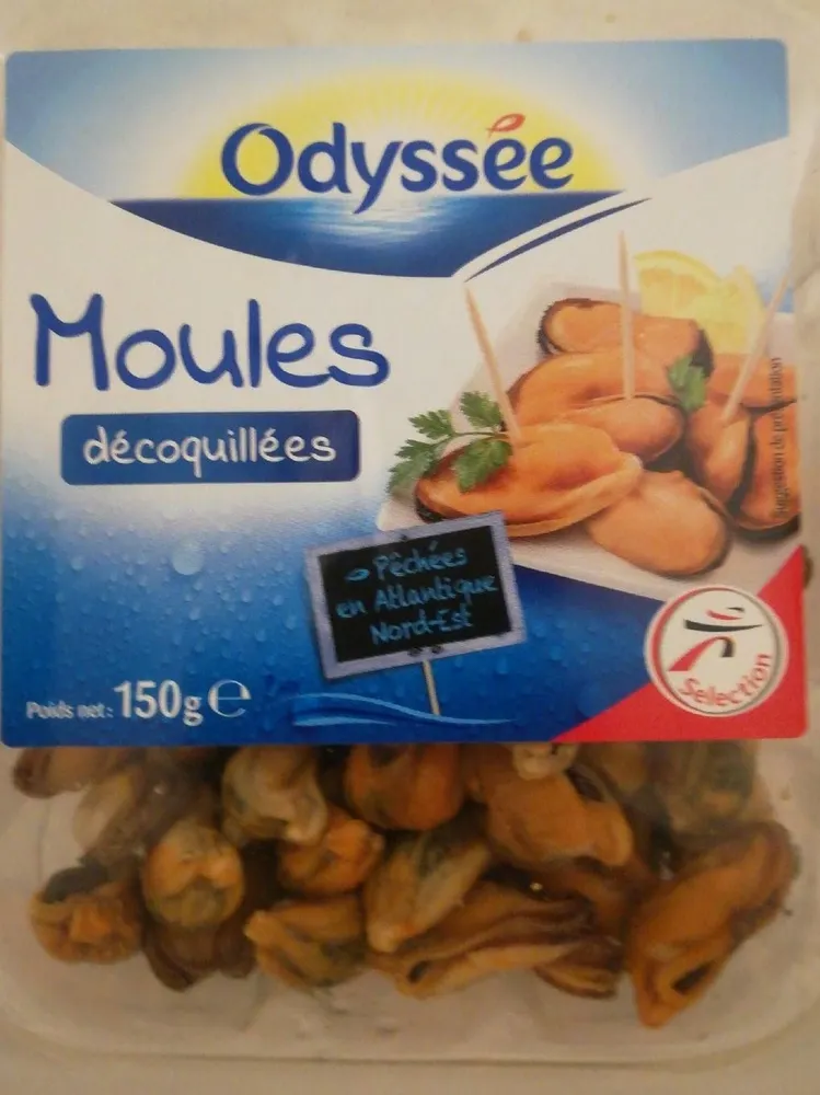 Moules décoquillées