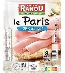 Jambon paris dd tsr 8t 240g