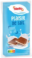 Tablette familiale Chocolat au lait fourrage au lait - 2x100g