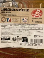 JAMBON SEC LABEL ROUGE 9 mois 4T 100g FE - massif LS