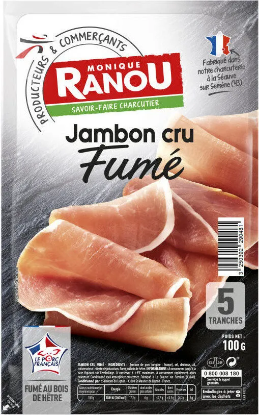 LS Jambon cru fumé 5T 100g