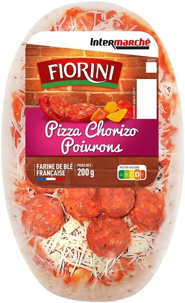 Pizza 200g - chorizo poivrons