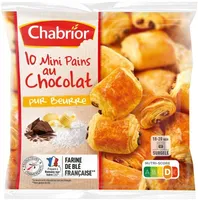 Mini pains au chocolat pur beurre x10