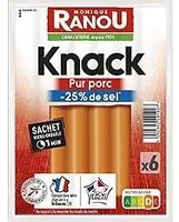 KNACK PORC TSR x6 210g RANOU