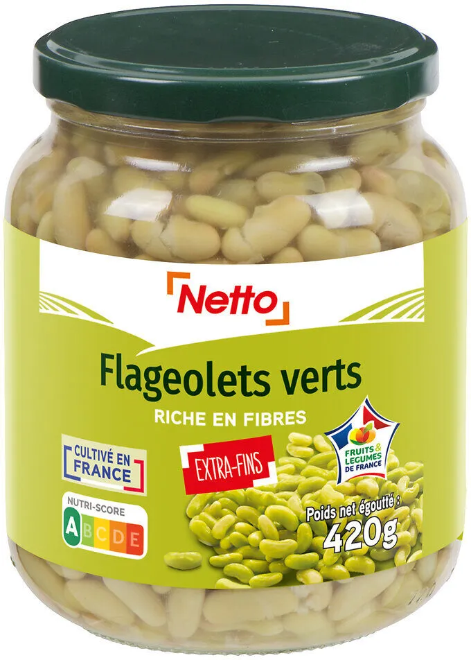 Flageolets verts extra fins - 72 cL
