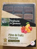 Pates de fruits d'Auvergne aux 5 parfums - 300g