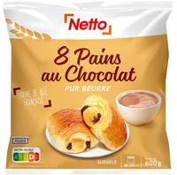 Pains au chocolat pur beurre x8