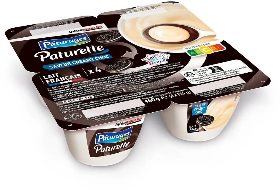Cd saveur creamy choc 4x115g