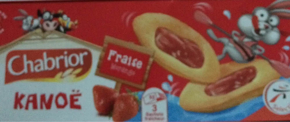 Biscuits Kanoë fraise les 2 paquets de 120 g