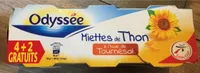 Miettes de thon à l'huile de tournesol