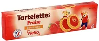 Tartelettes fraise rondes 150g