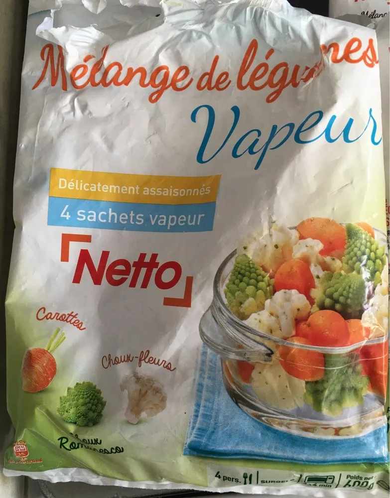 Melange de legume vapeur