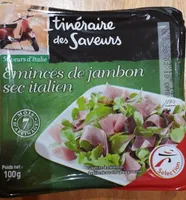 Emincés de jambon sec italien