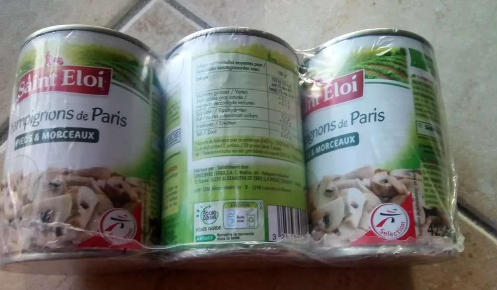 Champignons de Paris (lot de trois)