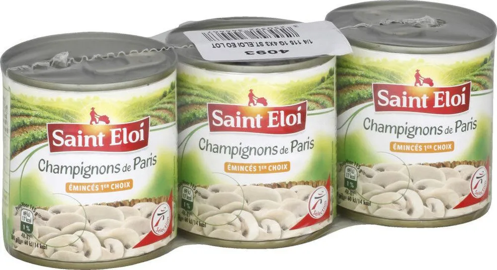 Champignons de Paris émincés
