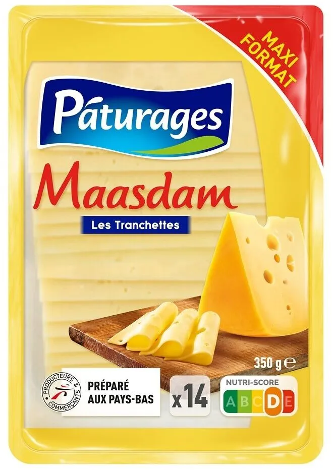 Maasdam tranches 350g