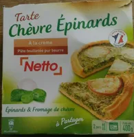 Tarte chevre epinards - 400g