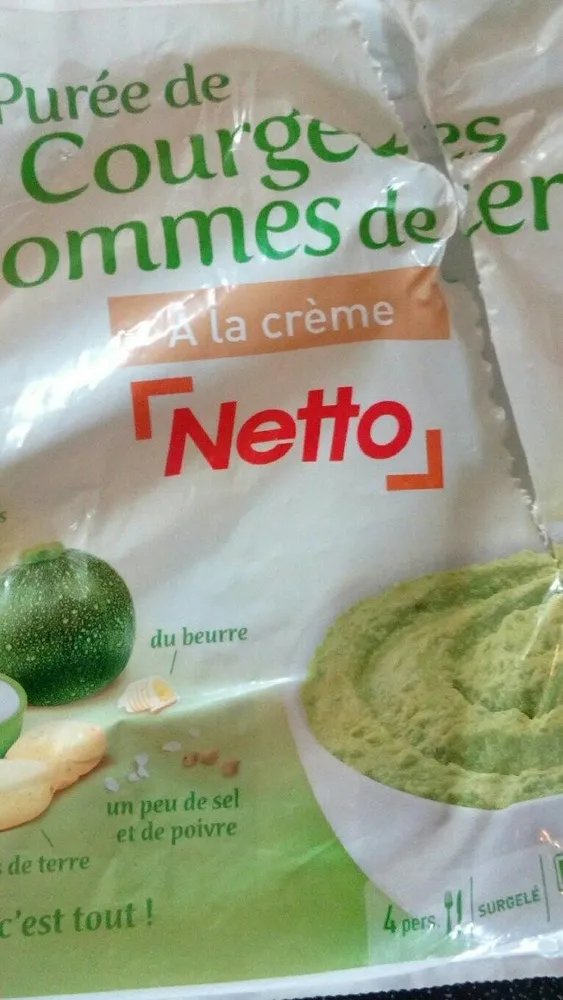 Purée de courgettes et pommes de terre 750g