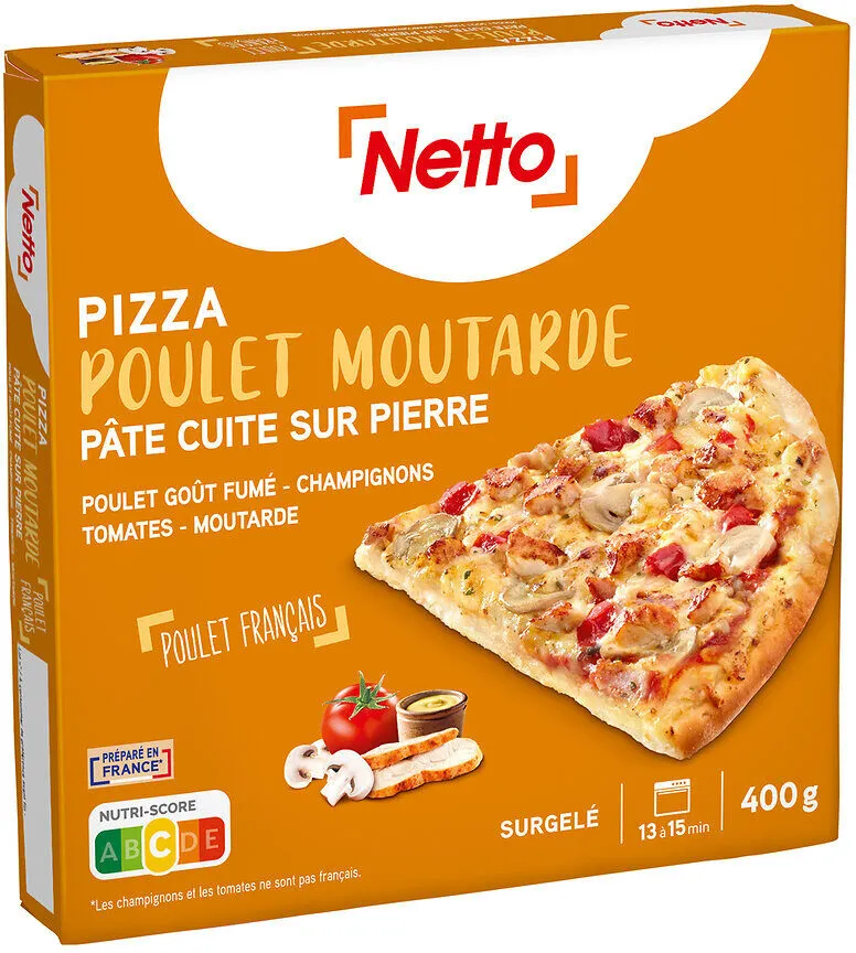 Pizza Di Pierra Poulet Moutarde surgelée 400g