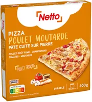 Pizza Di Pierra Poulet Moutarde surgelée 400g