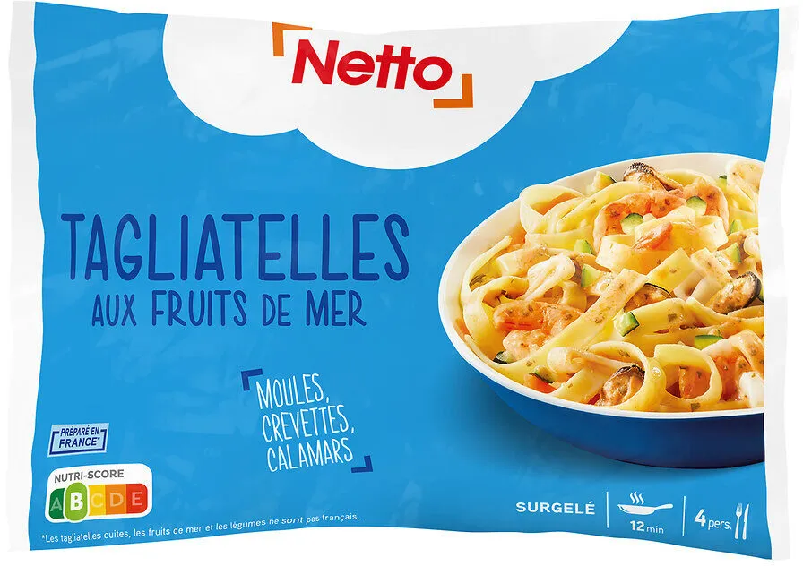 Tagliatelles aux fruits de mer 900g