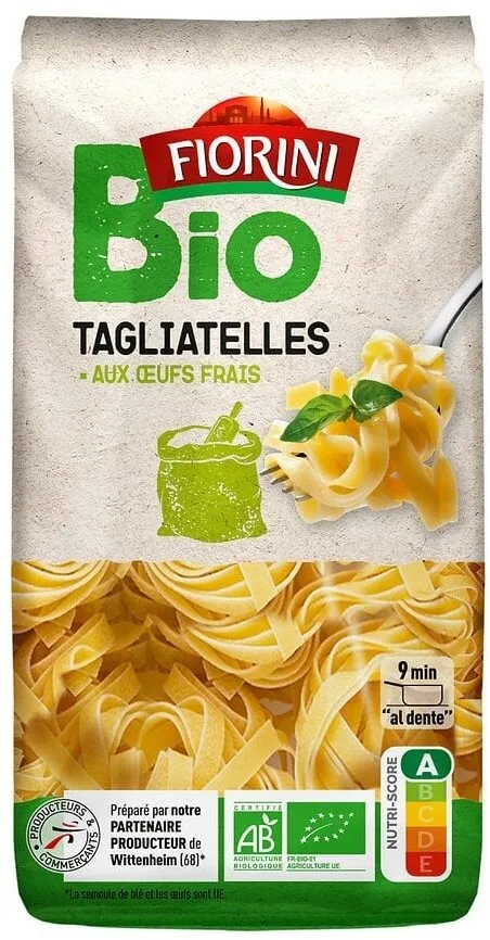 Tagliatelles bio a l'ancienne 250g