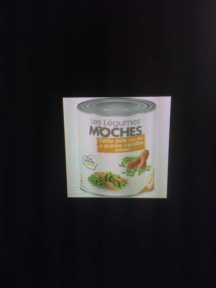 Petits pois carottes/ legumes moches