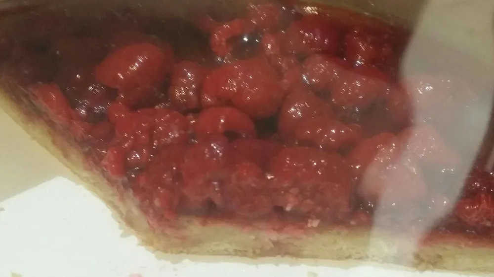 Tarte aux framboises