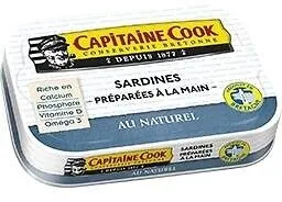 Sardines au naturel 130g