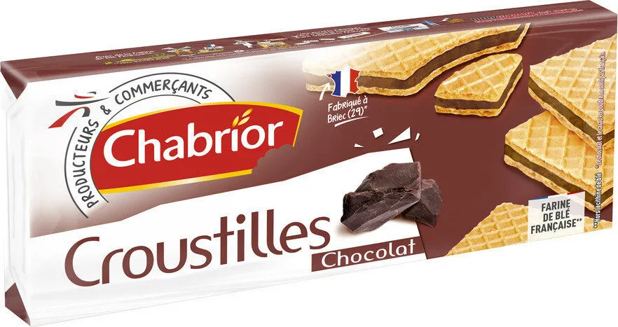Gaufrettes croustilles chocolat