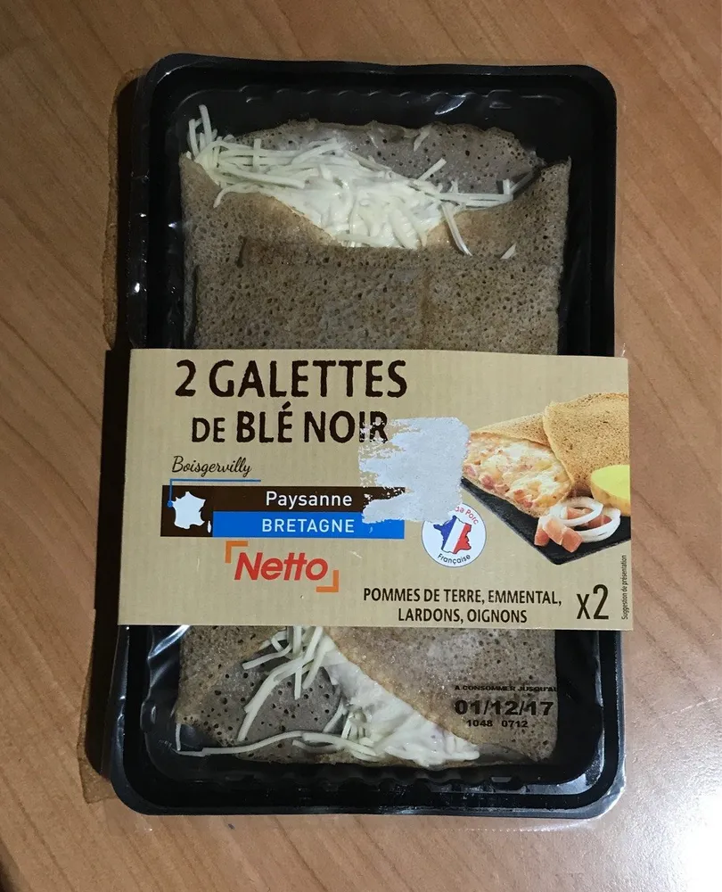 Galettes paysannes x2 300g