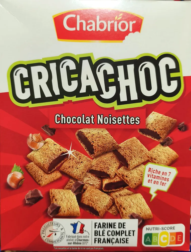 Crica Choc' chocolat noisette