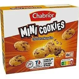 Mini Cookies pépites de chocolat nougatine 160G