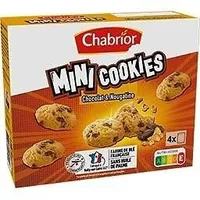Mini Cookies pépites de chocolat nougatine 160G