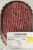 Jean Rozé Steaks hachés pur bœuf 15% la barquette de 2400 g