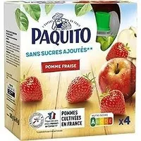 GOURDES Spécialité de fruits Pommes fraises SSA - 4 x 90 g - Adulte