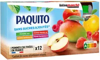 GOURDES Spécialité de fruits MULTIVARIETES (Pommes, fraises, framboises, mangues) SSA - 12 x 90 g - Adulte
