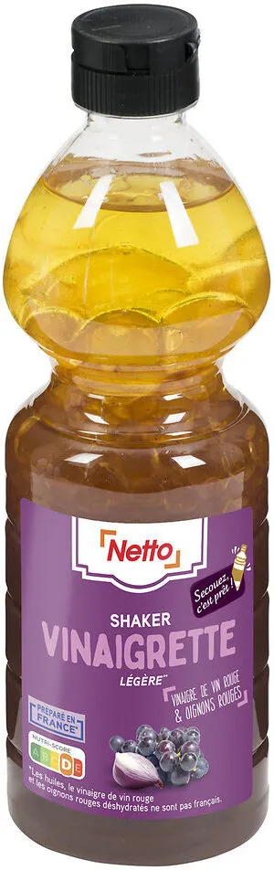 Vinaigrette légère vinaigre de vin rouge et oignons rouges 50cl