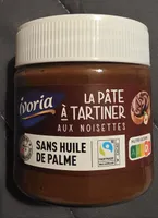 Pâte à tartiner aux noisettes sans huile de palme