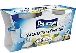 Yaourt a la grecque citron 4x150g