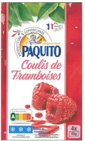 Coulis de framboises 50 g x4