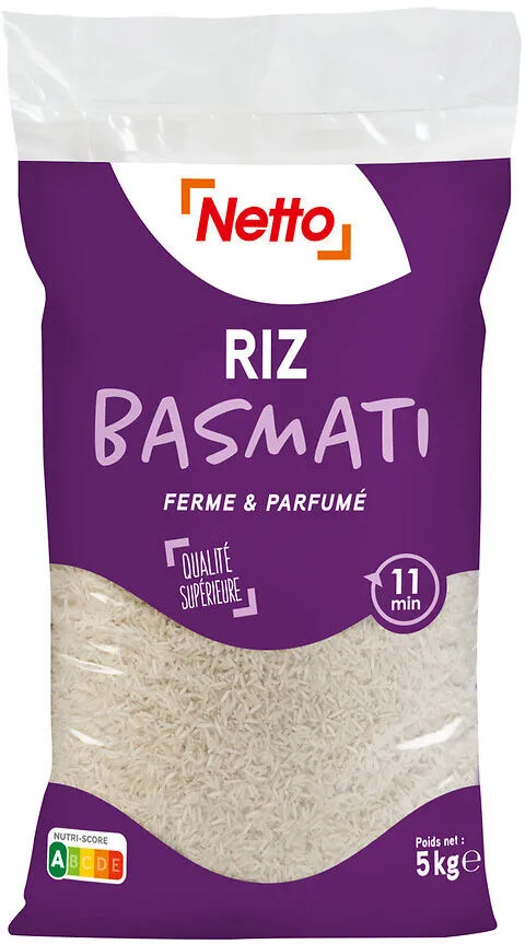 NETTO Riz basmati sac 5kg