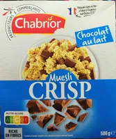 Muesli crisp chocolat au lait
