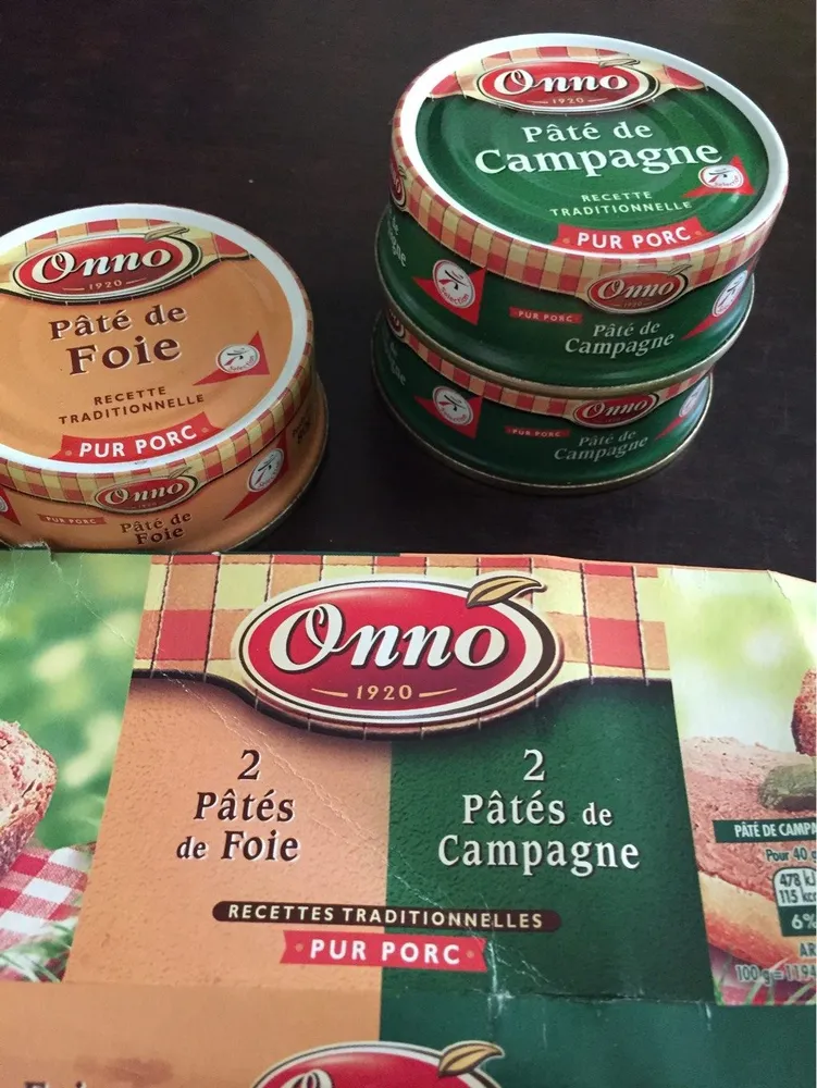 Etui 2 pâtés de foie + 2 pâté de campagne
