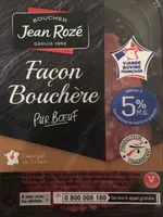 Steaks hachés façon bouchère pur bœuf 5%