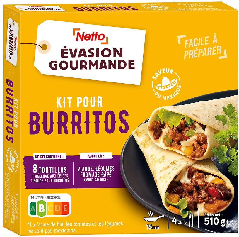 Kit Burrito 510g