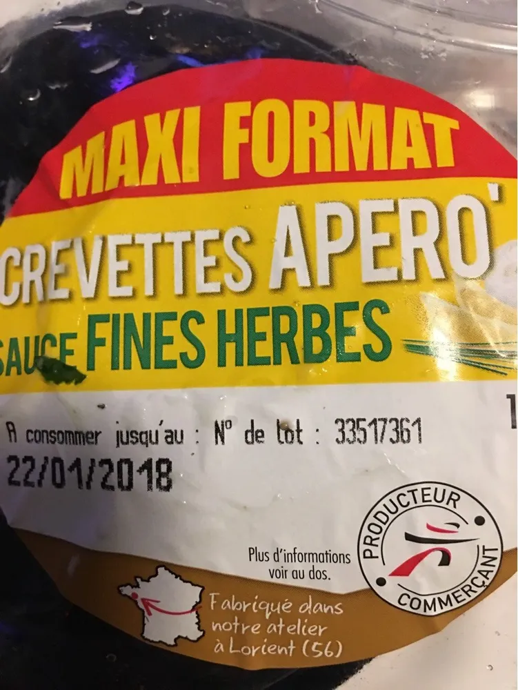 Crevettes apero