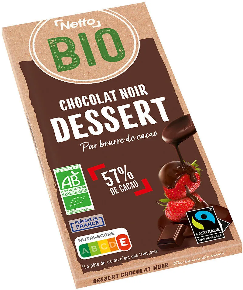 Tablette BIO Dessert Chocolat noir